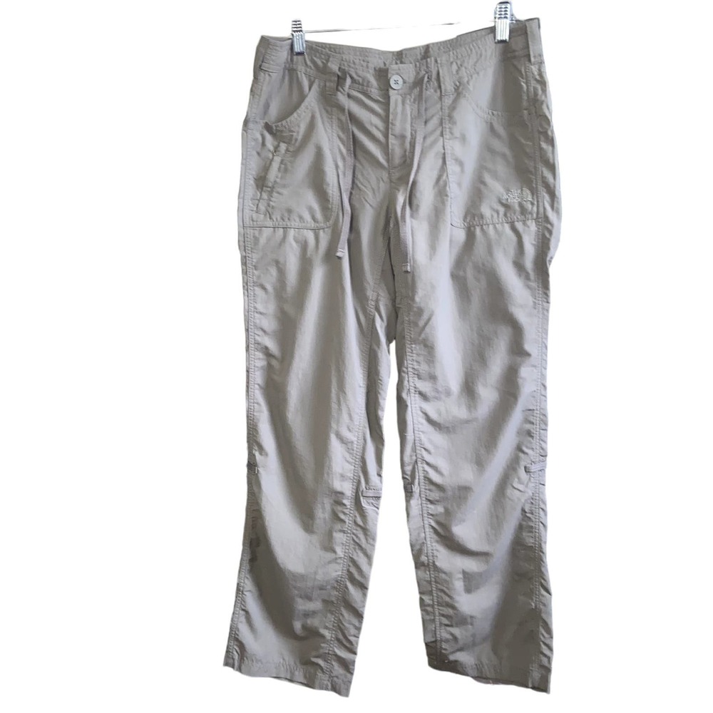 The North Face Women's Cargo Pants Gray Outdoors Size 8 Short !
